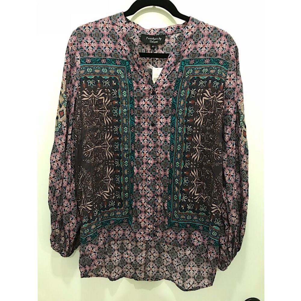 Feathers by Tolani Blouse